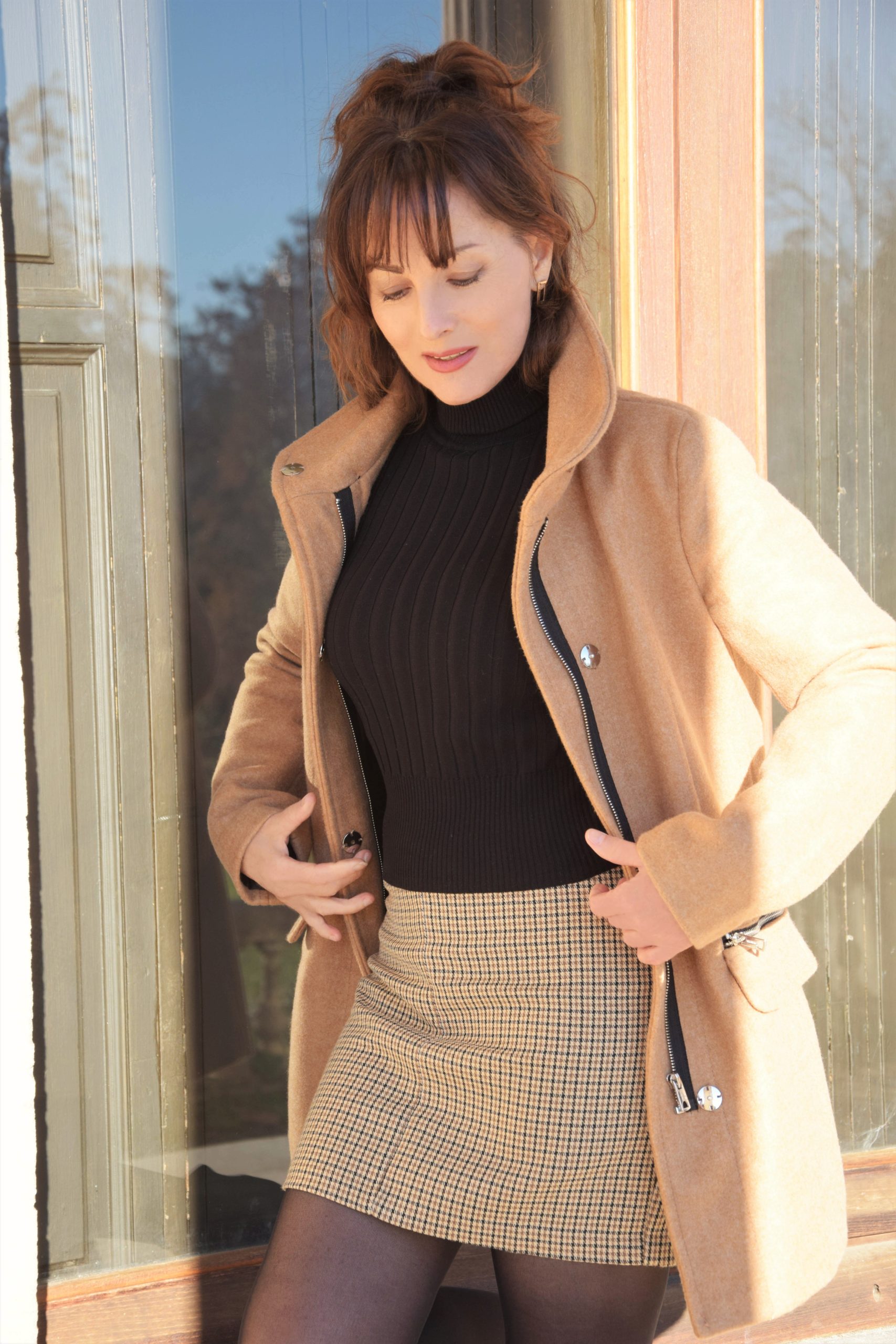 Manteau camel Nelly Berthele