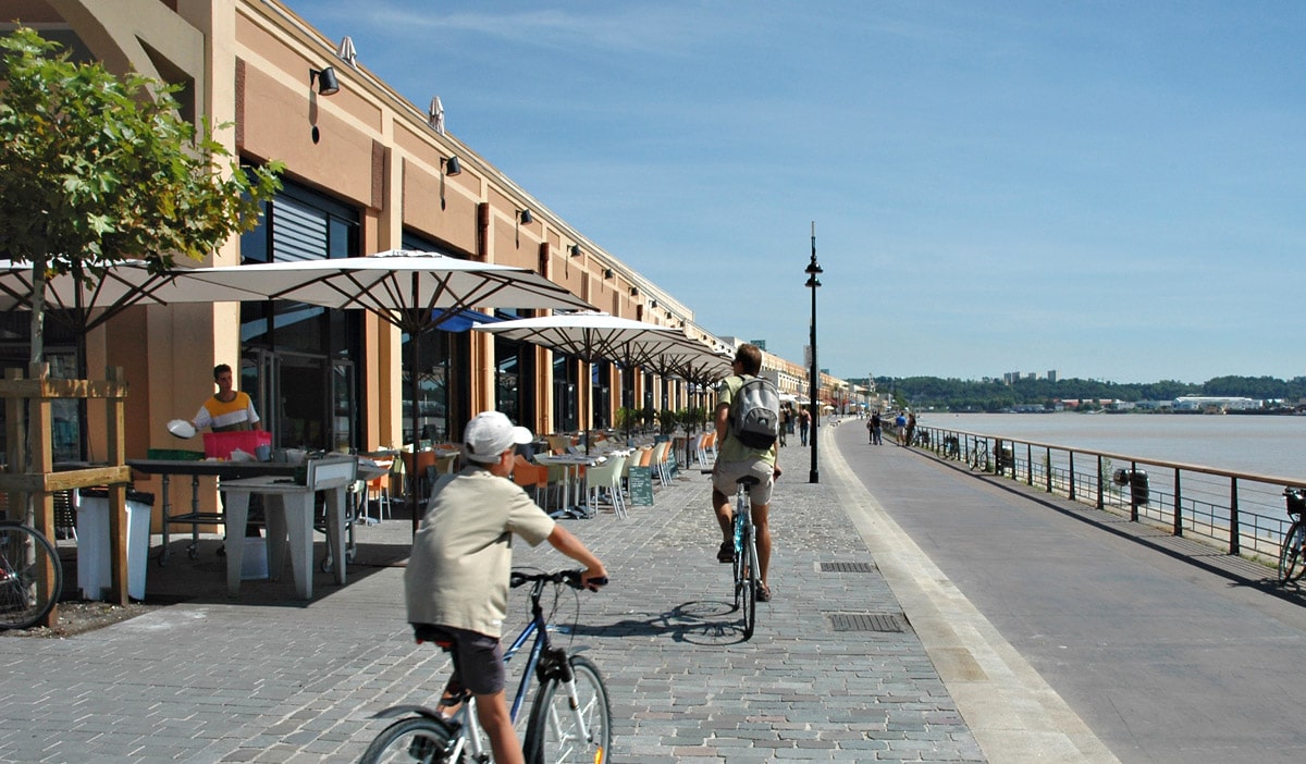 Les quais de Bordeaux aujourd'hui