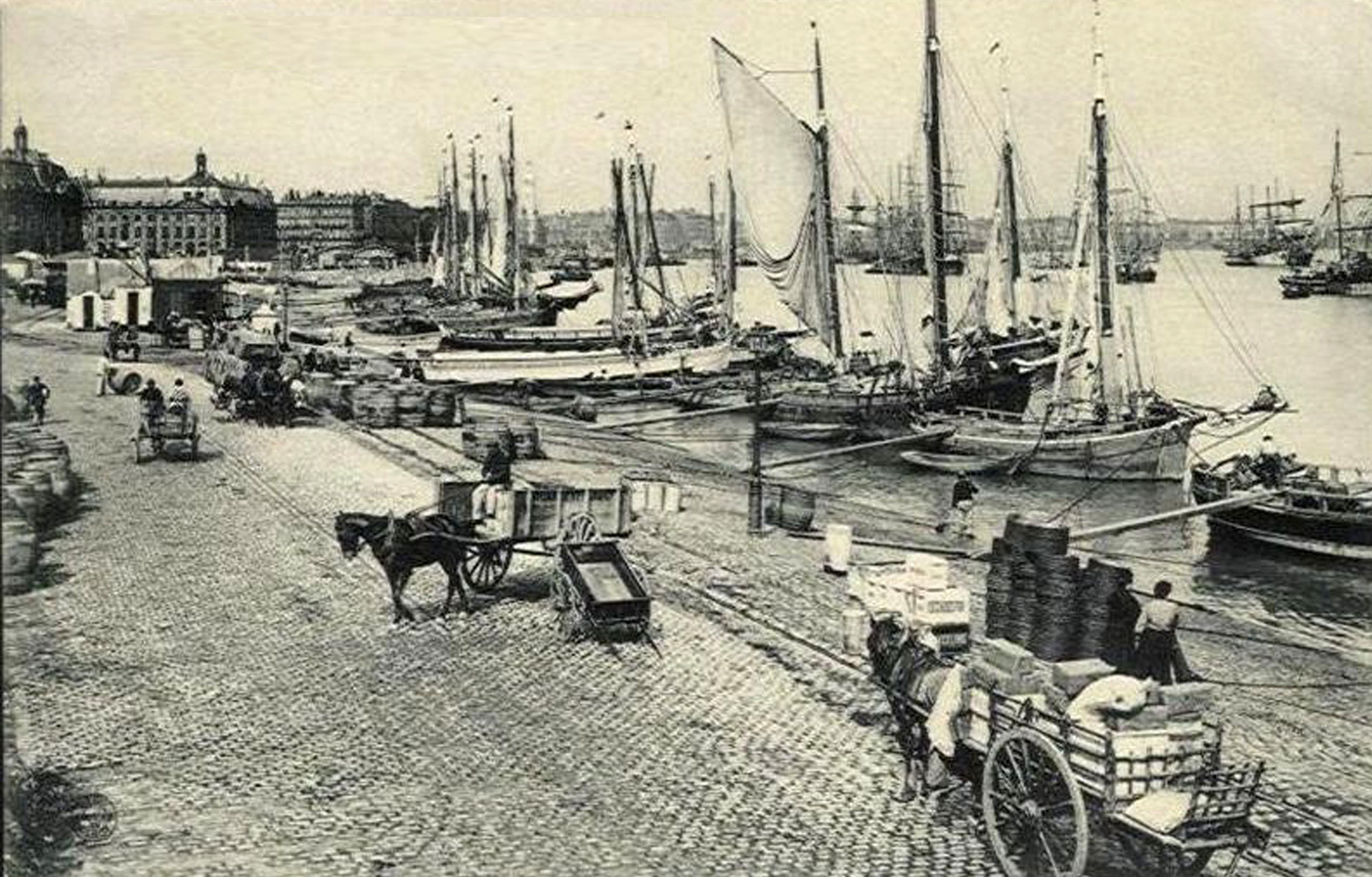 quais de bordeaux 1900