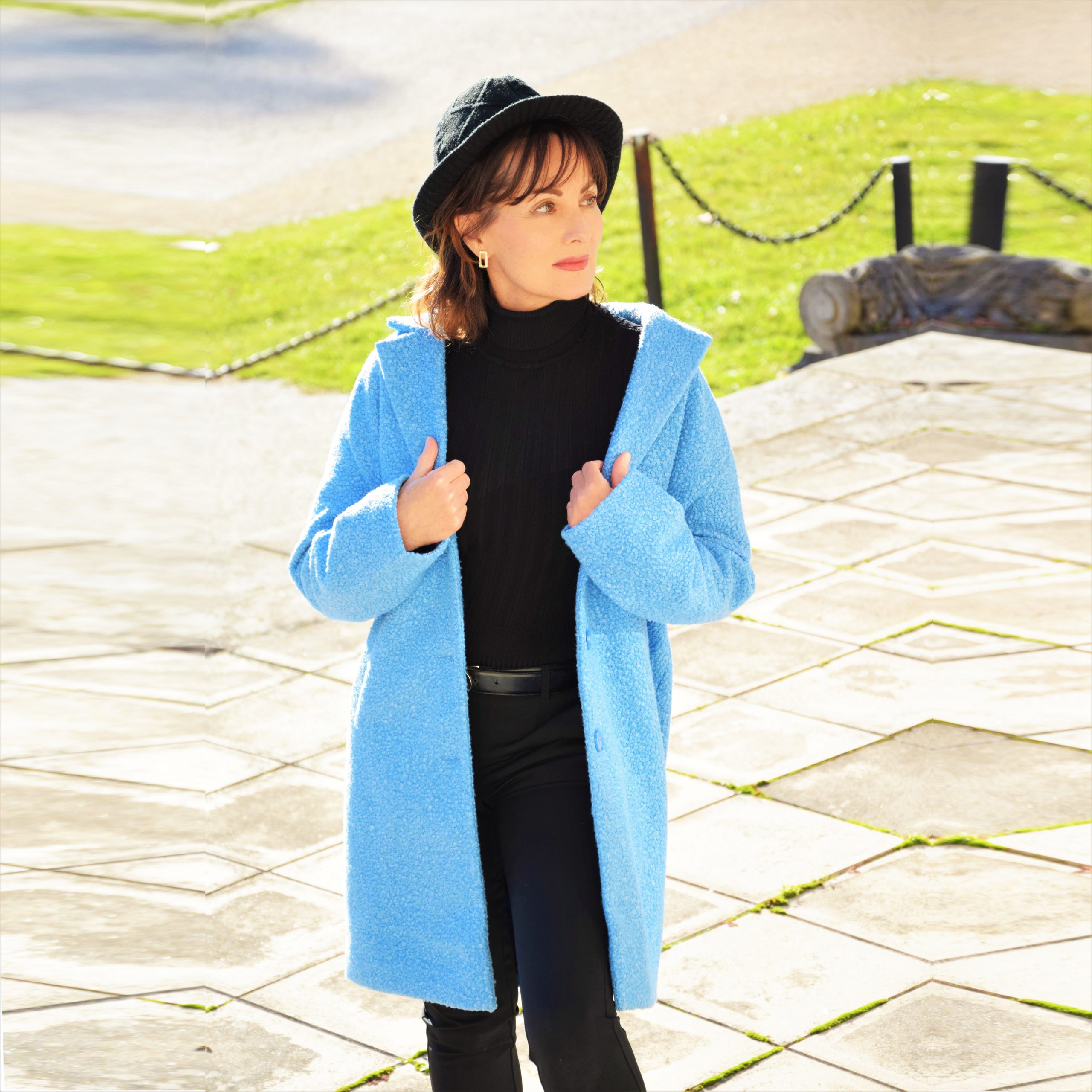 nelly berthele manteau bleu