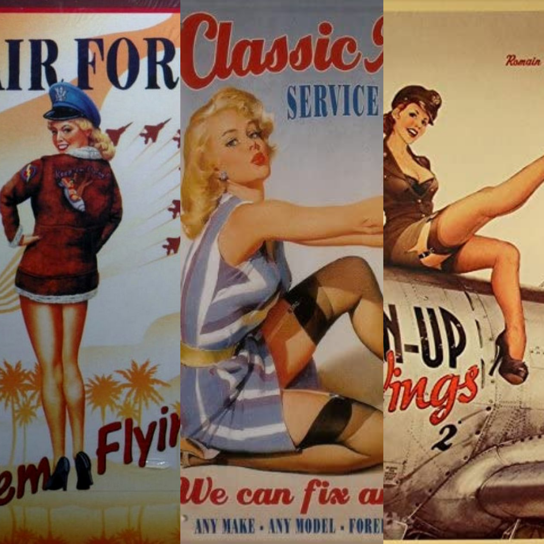 pin up années 40 affiches