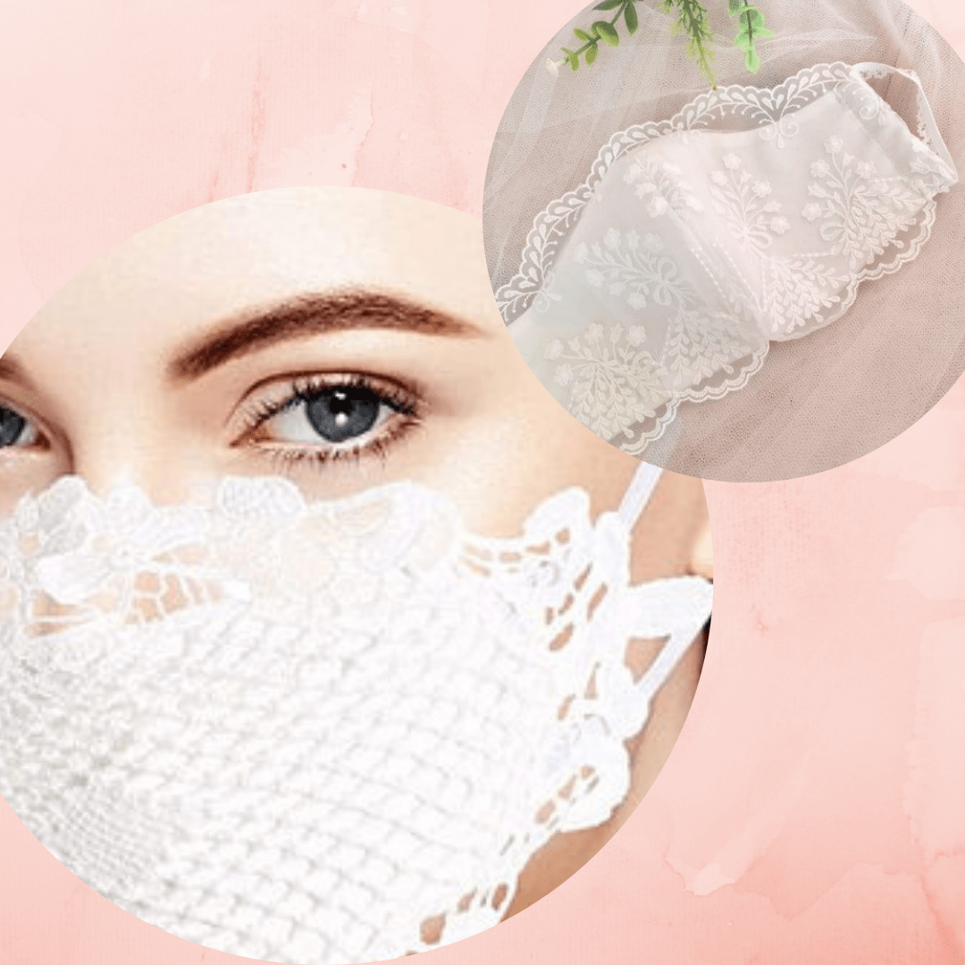 masque dentelle mariage