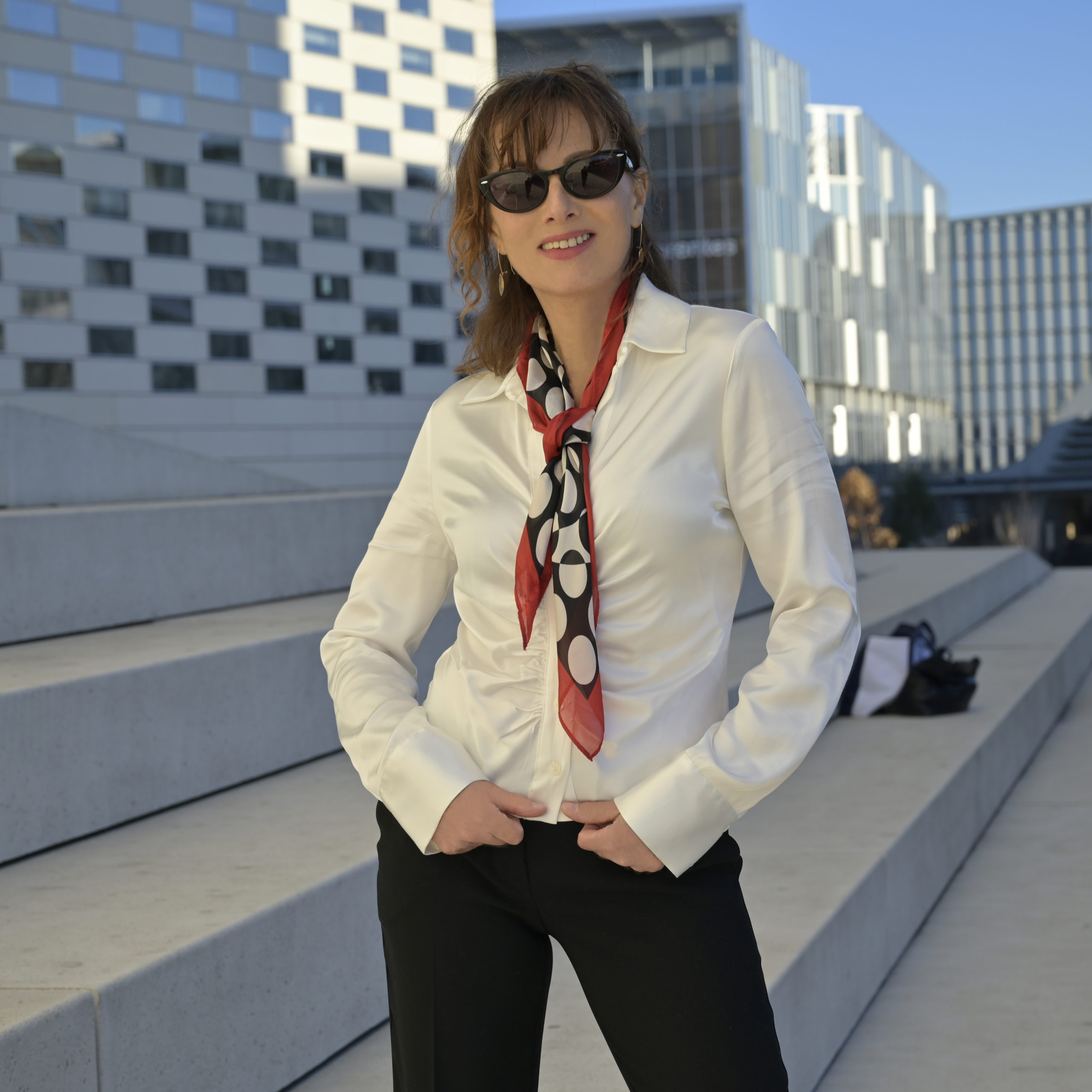 nelly berthele blouse satin